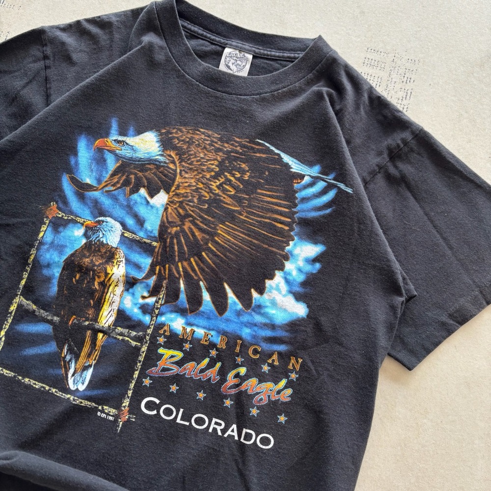 Vintage 90s American Thunder Eagle T-shirt